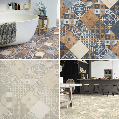 Vinyl flooring sheet - vinyl,