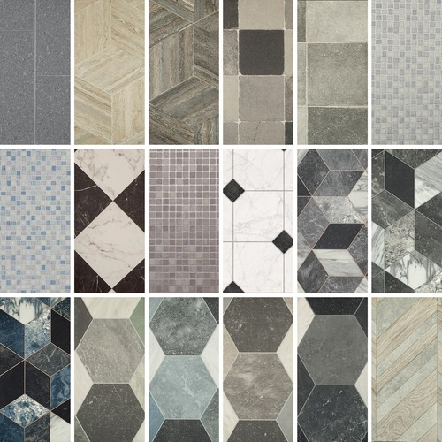 Vinyl flooring samples retro - samples,