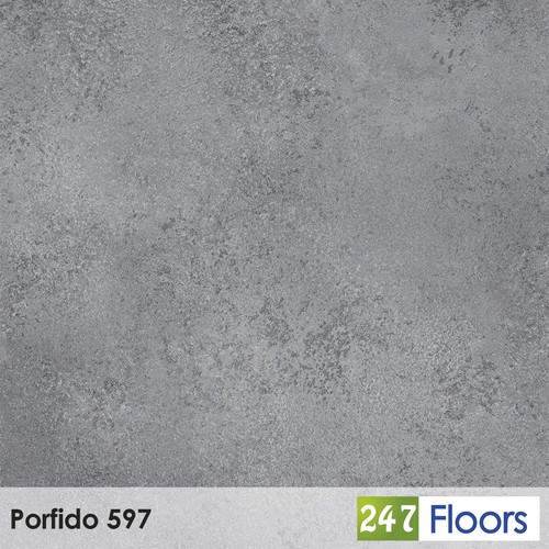 Porfido 597 grey stone effect - grey,
