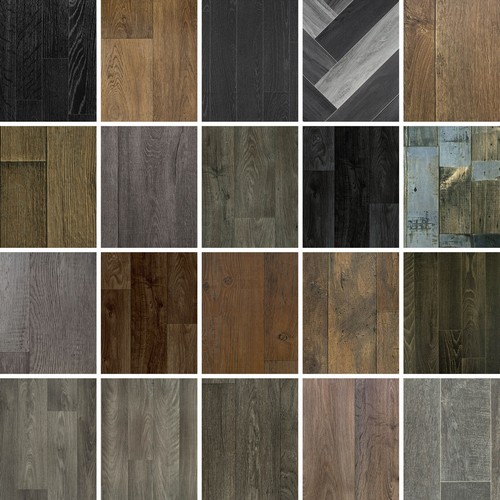 Dark wood effect vinyl - dark,