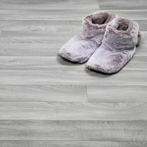 Grey oak wood plank vinyl - grey,