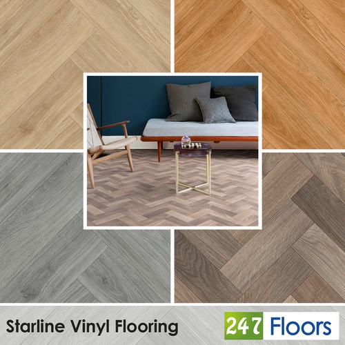 Herringbone starline vinyl - starline,