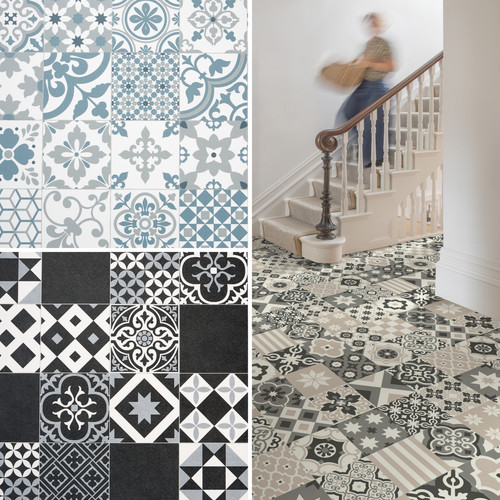 Vinyl flooring cushioned sheet - cushioned,