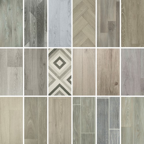 Vinyl flooring samples - flooring,